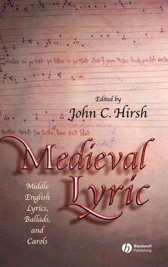 Medieval Lyric - HIRSH JOHN C