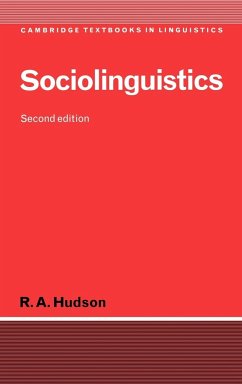 Sociolinguistics - Hudson, Richard A.; Hudson, R. A.