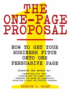 Cover One-Page Proposal, The