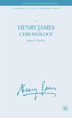 A Henry James Chronology - Harden, E.