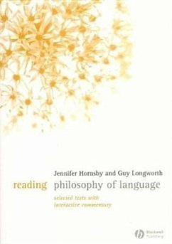 Reading Philosophy of Language - HORNSBY JENNIFER / Longworth Guy