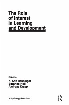 The Role of interest in Learning and Development