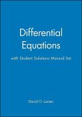 Differential Equations, Textbook and Student Solutions Manual: Graphics, Models, Data