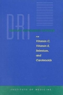 Dietary Reference Intakes for Vitamin C, Vitamin E, Selenium, and Carotenoids - Institute Of Medicine; Food And Nutrition Board; Standing Committee on the Scientific Evaluation of Dietary Reference Intakes; Subcommittee on Interpretation and Uses of Dietary Reference Intakes; Subcommittee on Upper Reference Levels of Nutrients; Panel on Dietary Antioxidants and Related Compounds