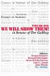 We Will Show Them! Essays in Honour of... - Bild 1