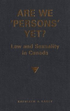 Are We 'Persons' Yet? - Lahey, Kathleen A