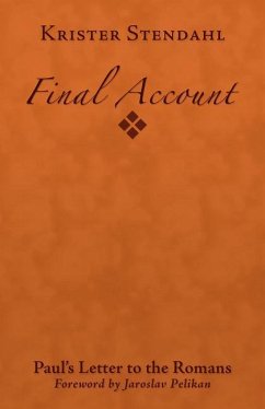 Final Account - Stendahl, Krister