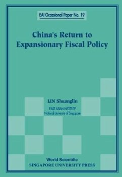 China's Return to Expansionary Fiscal Policy