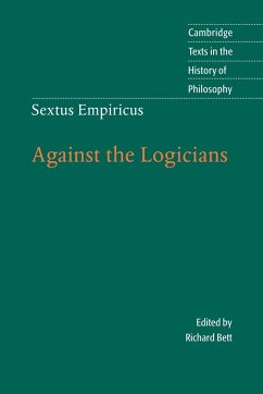 Sextus Empiricus - Bett, Richard (ed.)