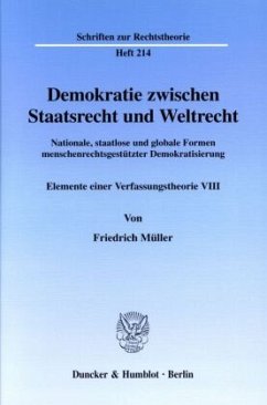 Demokratie zwischen Staatsrecht und Weltrecht. - Müller, Friedrich