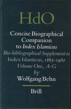 Concise Biographical Companion to Index Islamicus - Behn, Wolfgang