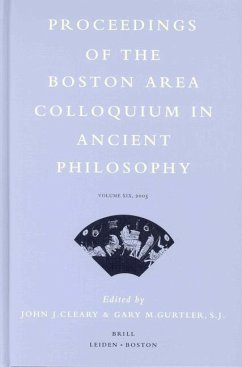 Proceedings of the Boston Area Colloquium in Ancient Philosophy - Cleary, John J. / Gurtler, Gary M. S.J. (eds.)