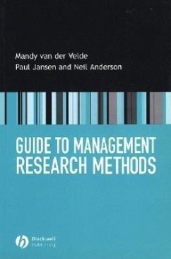 Guide to Management Research Methods - Velde, Mandy van der; Jansen, Paul; Anderson, Neil