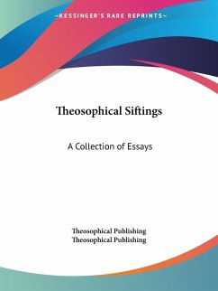 Cover Theosophical Siftings