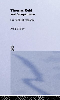 Thomas Reid and Scepticism - Bary, Philip De; De Bary, Philip