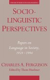 Sociolinguistic Perspectives Sociolinguistic Perspectives