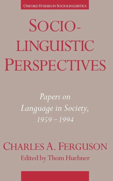 Sociolinguistic Perspectives Sociolinguistic Perspectives