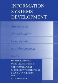 Information Systems Development - Signell, Karl L; Kirikova, Marite; Grundspenkis, Janis; Wojtkowski, Wita