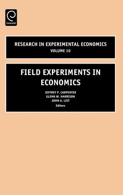 Field Experiments in Economics - Carpenter, Jeffrey P.
