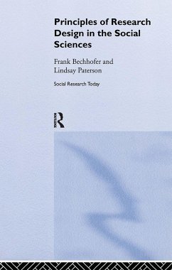 Principles of Research Design in the Social Sciences - Bechhofer, Frank; Paterson, Lindsay