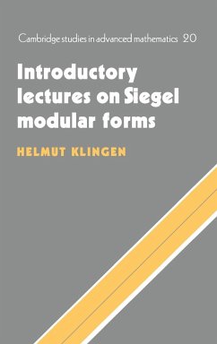 Introductory Lectures on Siegel Modular Forms - Klingen, Helmut