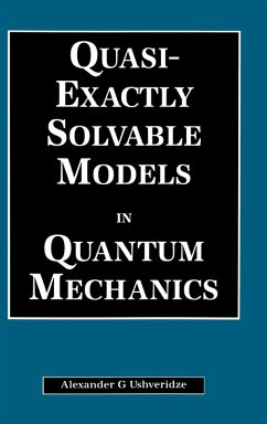 Quasi-Exactly Solvable Models in Quantum Mechanics - Ushveridze, A G