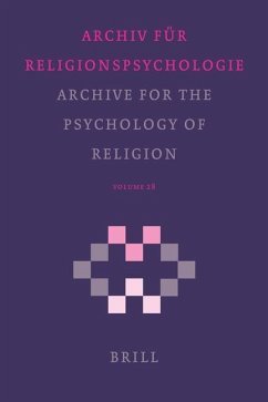 Archive for the Psychology of Religion / Archiv Für Religionspsychologie, Volume 28 (2006)