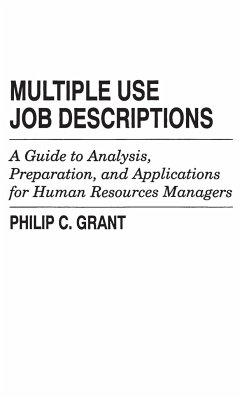 Multiple Use Job Descriptions - Grant, Philip