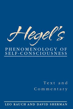 Hegel's Phenomenology of Self-Consciousness - Rauch, Leo; Sherman, David