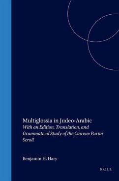 Multiglossia in Judeo-Arabic: With an Edition, Translation, and Grammatical Study of the Cairene Purim Scroll - Hary, Benjamin