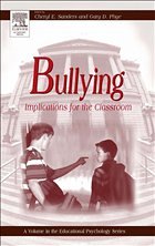 Bullying - Sanders, Cheryl / Phye, Gary D. (eds.)