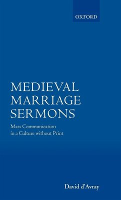Medieval Marriage Sermons Cover Medieval Marriage Sermons