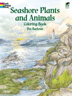 Seashore Plants and Animals Coloring Book - Barlowe, Dot