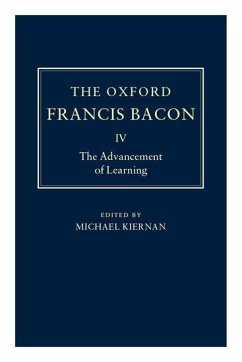 The Advancement of Learning - Bacon, Francis