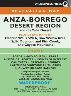 Map Anza-Borrego Desert Region - Lindsay, Diana; Lindsay, Lowell