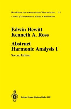 Abstract Harmonic Analysis - Hewitt, Edwin;Ross, Kenneth A.