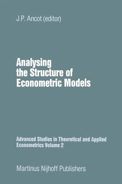 Analysing the Structure of Economic Models - Ancot, J.P. (Hrsg.)
