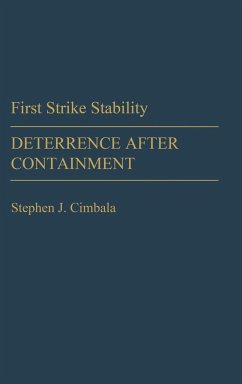 First Strike Stability - Cimbala, Stephen J.