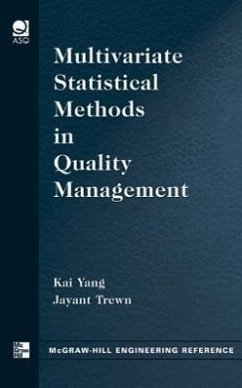 Multivariate Statistical Methods in Quality Management - Yang, Kai; Trewn, Jayant