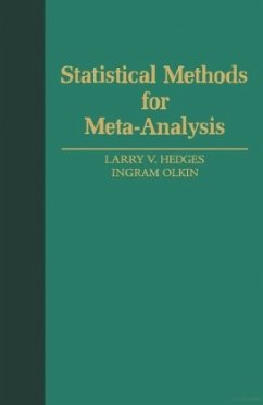 Statistical Methods for Meta-Analysis - Hedges, Larry V.;Olkin, Ingram