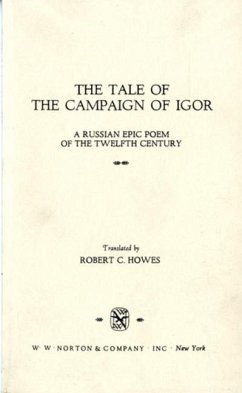 The Tale of the Campaign of Igor