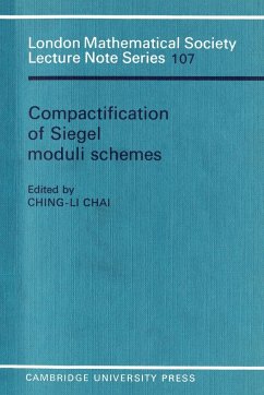 Compactification of Siegel Moduli Schemes - Chai, C. L.