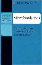 Microfoundations - Weintraub, E. Roy