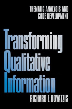 Transforming Qualitative Information - Boyatzis, Richard E.