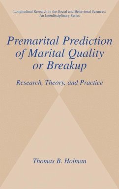 Premarital Prediction of Marital Quality or Breakup - Holman, Thomas B.