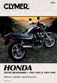 Honda CB750 Nighthawk Motorcycle (1991-1993) & (1995-1999) Service Repair Manual