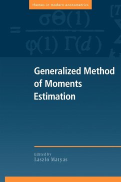 Generalized Method of Moments Estimation - Matyas, Laszlo (ed.)