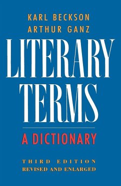 Literary Terms - Beckson, Karl; Karl, Beckson