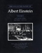 Cover The Collected Papers of Albert Einstein, Volume 3: The Swiss Years: Writings, 1909-1911