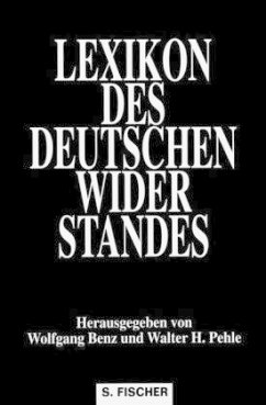 Cover Lexikon des deutschen Widerstandes
